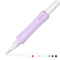 UPPERCASE NimbleGrip Premium Silicone Ergonomic Grip Holder, Compatible with Apple Pencil and Apple Pencil 2 (1 Pack, Purple)