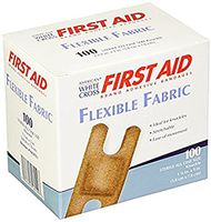 Soft Flexible Fabric Bandages, 2” Fingertip, Box of 100