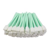 Foam Tip Cleaning Swabs Sponge Sticks Lab Swabs PCB Board Cleaning Swab for Inkjet Print Head Roland Optical Camera Cleanroom Optical Lens Cleaning Solvent Resistance Laptop Watch Repair Kit 100 Pack