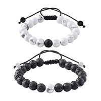 Banana Bucket White Howlite Lava Diffuser Bracelet