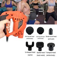 TBhealth Lectric Muscle Massage for Gun massgae High Frequency Vibrating Muscle Relief Pain Training Exercising Body Relaxation Slimming,Black,UK