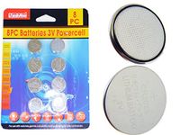 Batteries 8 pcs 3V Powercell Cr2032 Rc2025 Cr2016, Case of 144