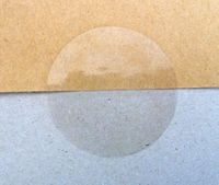 13mm Round x Roll of 1000 Gloss Clear Transparent Seals - Removable Low Tack Self-Adhesive Stickers