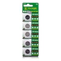 YCDC 3V Lithium Coin Cells Button Battery CR1632 LM1632 BR1632 ECR1632 DL1632 Single Use, for Wristwatch Toys Remote Controllers, 5pcs