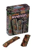 Fall Transitions Camouflage Camo Novelty Bandages-Pink or Green (Green)