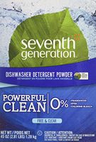 Seventh Generation Automatic Dishwashing Powder, Free & Clear, 45 oz