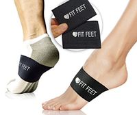Plantar Fasciitis Arch Support Braces - Fast Foot Pain Relief - Size Medium - Free Bonus Size S and L