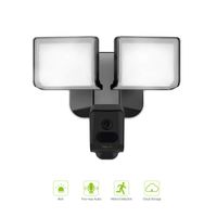 Freecam Floodlight Camera Home Security WiFi Camera with HD Live Streaming,Motion-Activated,Colorful Night Vision,Two-Way Talk,Siren Alarm,Support Cloud Storage,L810E (Black)