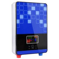 Tankless Water Heater, Instant Tankless Water Heater 220V 6500W Water Heater Electric Hot Water Heater with LED Display Shower Water Heater for Home Bathroom Shower