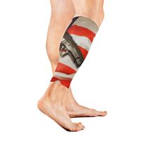 Leg Sleeve America and Gun Calf Sleeves 1 Pair for Men/Women Running/Cycling/Maternity/Travel/Ourdoor Activities