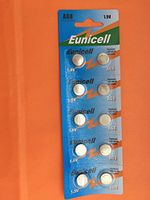 20 Piece Card AG8 LR55 G8 391A 391 LR1150 191 CX191 1.5 Alkaline Battery with SHL LLC Coupon and 2 Year warantee