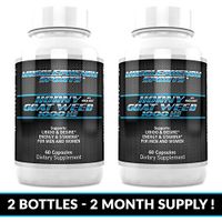 Horny Goat Weed with Maca Root 2 Bottles 120 Capsules 2 Month Supply