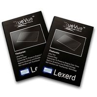 Lexerd - Compatible with Panasonic NV-GCM70 TrueVue Anti Glare Digital Camcorder Screen Protector (Dual Pack Bundle)
