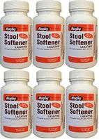 Docusate Sodium 250 mg Softgels for Gentle, Reliable Relief from Occasional Constipation 100 Softgels per Bottle Pack of 6 Bottles Total 600 Softgels