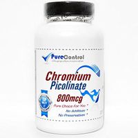 Chromium Picolinate 800mcg // 100 Capsules // Pure // by PureControl Supplements