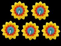 Floating Sunflower Candles for Pool Asia SPA - Aromatherapy Relax Candle 10 Pieces Per Pack