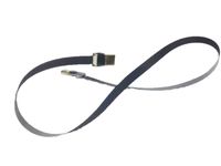 Slim FPV Flat HDMI Cable Mini male HDMI Straight to Standard HDMI Full HDMI Normal HDMI Straight HDMI male for rig gimbal Canon 5D3 5D2, panasonic lumix GH3 GH2, sony nex 5N 5T 5R 7N 5CM Black (100CM)