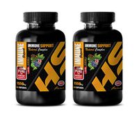 Vitamin c for Immune System - Immune Support Formula - Natural Herbs and Vitamins - Extreme ANTIOXIDANTS - Turmeric Curcumin Powder - 2 Bottle (120 Capsules)