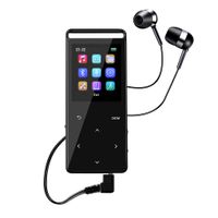 JmeGe S16 MP3 Player, 16 GB MP3 Player with Bluetooth 4.2,Support up to 128GB Voice Recorder Touch Button with Screen HiFi Lossless Sound Music Player with FM Radio