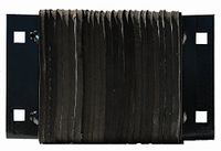 Durable Standard Laminated Rubber Heavy Duty Dock Bumper, Horizontal Mount, 4 1/2" x 10" x 14"