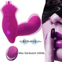 Upgraded Remote Vibration Wireless Wearable Massager,10 Vibration Frequencies Double Motor with Heating Function Waterproof USB Rechargeable Massage Vibration