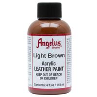 Angelus Leather Paint 4 Oz Light Brown