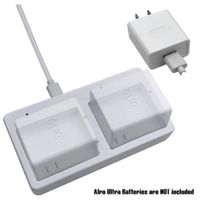 Battery Charger Station for Arlo Ultra 4k & Arlo Pro 3 (White) - Dual Charging Station - Charger for Arlo Ultra 4K Battery Only - Battery Security Camera Charger for Arlo Ultra - VMA5400C - by Sully