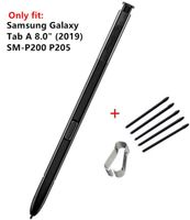 Galaxy Tab A Stylus Pen Replacement LCD Touch Stylus S Pen Parts for Samsung Galaxy Tab A 8.0" (2019) SM-P200 P200 P205 Stylus S Pen +Replacement Tips/Nibs Black