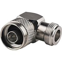 RF Adapter N Jack Female Socket to N Plug Male Pin Right Angle (Pack of 2) High Quality Ships From USA
