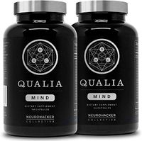 Qualia Mind Nootropics 2 Pack | Top Brain Supplement for Memory, Focus, Mental Energy, and Concentration with Ginkgo biloba, Alpha GPC, Bacopa monnieri, Celastrus paniculatus, DHA & More. (154 Ct)