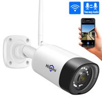 Hiseeu 1080P Security Camera, Outdoor Two-Way Audio Surveillance Cameras Bullet IP Camera Waterproof,Motion Detection Day& Night Vision with Power Adapter Compatible with Hiseeu Wireless Camera System