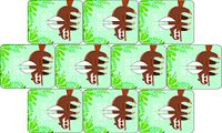 Medtronic Enlite Adhesive Patch Precut Lazy Sloth Design Adhesive Patches with Split Backing, Easy to Apply x 10 Pack
