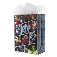 Hallmark 5WDB1096 Avengers with Tissue Paper Gift Bag, Oversized, XL Superhero Logo