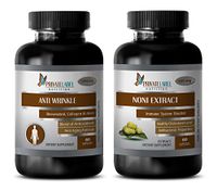 Immune Support lysine - Anti WRINKEL - NONI - Grape Seed and reservatrol - (2 Bottles Combo)