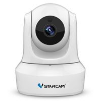 VStarcam 1080P WiFi IP Camera, Pan/Tilt/Zoom HD Wireless Indoor Camera with Night Vision, 2.4GHz Remote Monitor for Baby/Pet/Home Security (White)