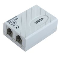 uxcell Phone Telephone ADSL Modem 6P2C RJ11 Splitter Filter