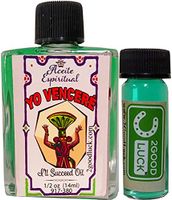 2GoodLuck I'll Succeed, Spiritual Oil with 1 Dram Perfume Set for Magic and Rituals. Aceite Espiritual Yo Venceré para Rituales Y Magia.