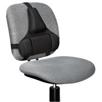 Fellowes 8037601 Back Support,Adjustable,Memory Foam,15-Inch x2-Inch x14-1/2-Inch,Black