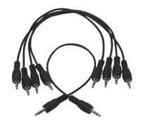 5 Pack YCS Basics 1 Foot 3.5mm Male to Male Stereo Audio Cable Headphone/Phone / MP3 Cable- for Your Car AUX Port, iPhone, iPod, Smartphone, Tablet