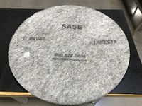 27 Inch 2 Pack Sase Trifecta Super Gloss High Speed Polishing Pads 800 Grit