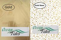 Tissue Paper Gift Wrap Bulk All Colors Wrapping 100 200 300 or 500 Sheets 15 x 20 Assorted Black Blue Fuchsia Gold Green Orange Pink Purple Red Silver White Yellow (Gold and Gold Stars, 50 Sheets)