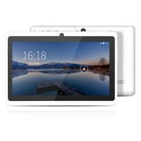 YUNTAB 7 inch Android Tablet - 1.5 Ghz Quad Core CPU, with WiFi, 1GB RAM, 8GB ROM, 1024x600 HD Touch Screen, Pre-Loaded Google Play Store & Games, Dual Camera(White)