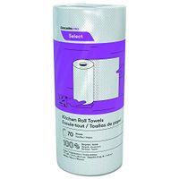 Cascades K070 Decor Perforated Roll Towels, 2-Ply, 8 x 11, White, 70 Per Roll (Case of 30 Rolls)