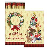 HomArt - Match Box Set of 2 - Holiday Dog
