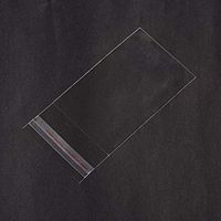 PH PandaHall 500pcs Clear Sealing Cellophane Bags Flat Cello Wrap Flap Resealable Bag Cellophane Favor for Candy Cookie Bakery Treat Jewelry Retail Gift Party Wedding Christmas Birthday Gift 10.5x5cm