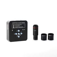 HAYEAR 2K 34MP 1080P 60FPS HDMI USB Electronic Industrial Microscope Camera 0.5X Eyepiece Adapter 30mm/30.5m Ring