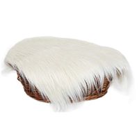 Vedory Baby Photo Props Boy Girls Newborn Baby Photography Shoot Wrap Soft Fur Quilt Photographic Mat (Bei Bai)
