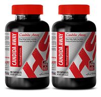 Aloe Vera Organic- Candida Away Complex 1175 MG - Help in Weight Loss (2 Bottles)