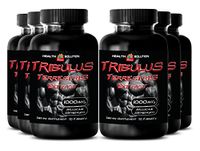 Tribulus and maca - Tribulus Terrestris Extract 1000mg Muscle Strength - Fertility Booster for Men (6 Bottles 540 Tablets)