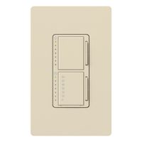 Lutron MA-L3T251-LA Maestro 300 Watt Single Pole Dimmer And Timer Switch, Light Almond